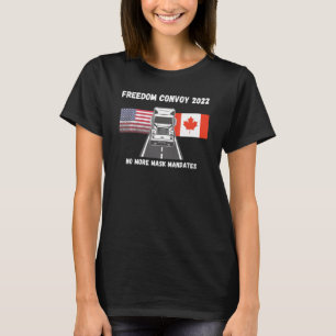 Camiseta Convoy de Libertad No Más Máscara Manda A Estados