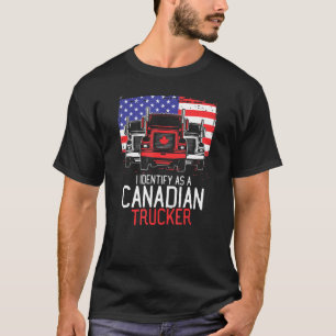 Camiseta Convoy de Libertad Que Identifico Como Camionero C