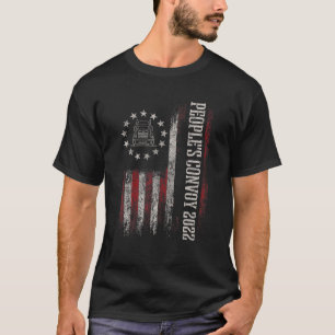 Camiseta Convoy del pueblo 2022 Apoyo a camioneros estadoun