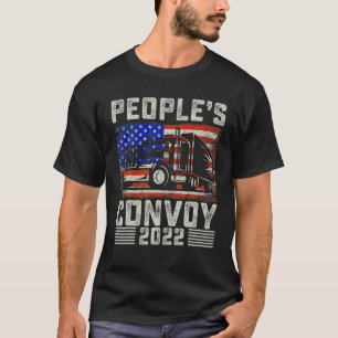 Camiseta Convoy popular de vintage 2022 Apoyo a los camione