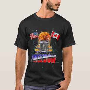Camiseta Convoy por la Libertad de Canadá 2022 Camioneros C