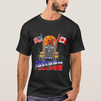 Camiseta Convoy por la Libertad de Canadá 2022 Camioneros C