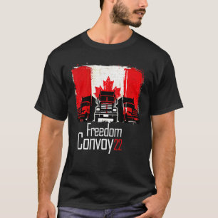 Camiseta Convoy por la libertad de Canadá 2022 Flagge Der K