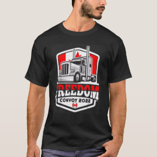 Camiseta Convoy por la libertad de la bandera de Canadá 202