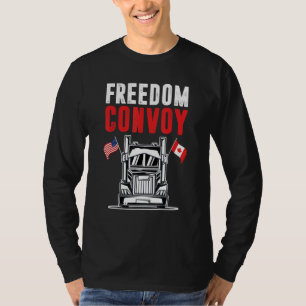 Camiseta Convoy por la libertad de la bandera de Canadá 202
