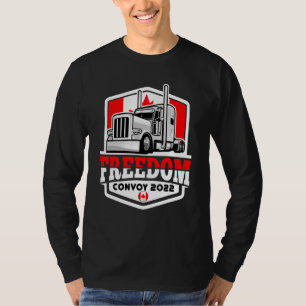 Camiseta Convoy por la libertad de la bandera de Canadá 202