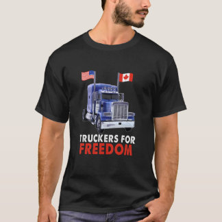 Camiseta Convoy por la libertad de la bandera de Canadá est