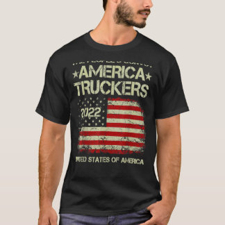 Camiseta Convoyes de personas 2022 US Camioneros Freedom Co