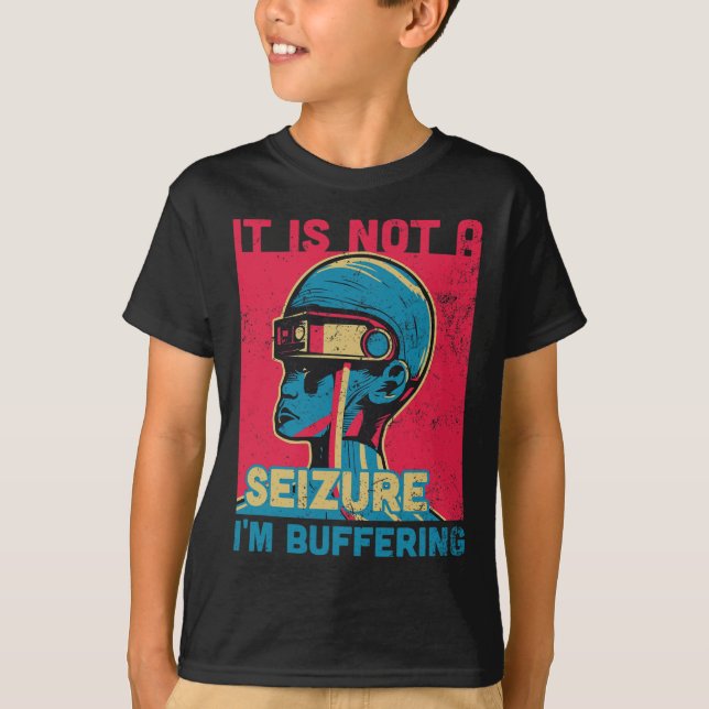 Camiseta Convulsiones divertidas - Cinta morada para Epilep (Anverso)