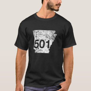 Camiseta Conway Hot Springs Little Rock Area Code 501 Shirt