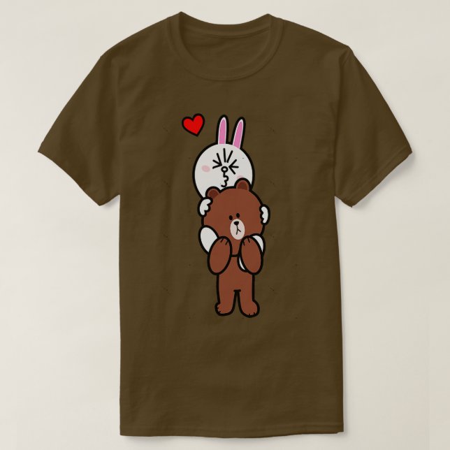 Camiseta Cony de oso marrón me lleva a casa mi amor (Diseño del anverso)
