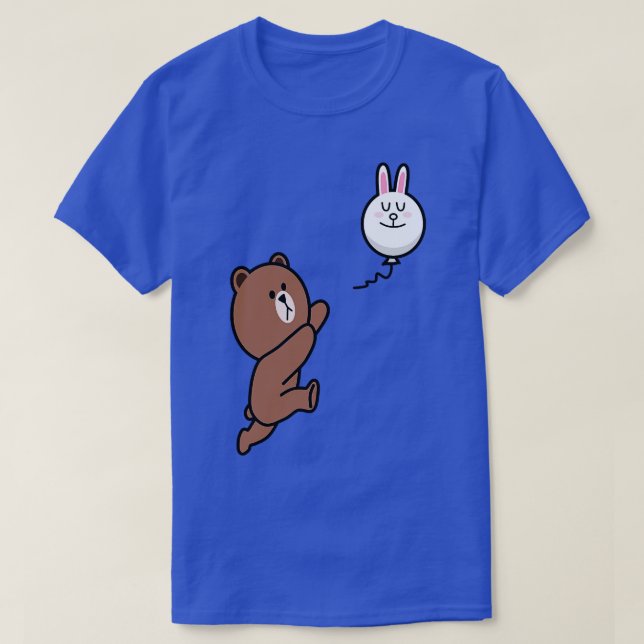Camiseta Cony de oso marrón no quiere perderte 1 (Diseño del anverso)
