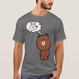 Camiseta Cony De Oso Marrón Pensando En Usted