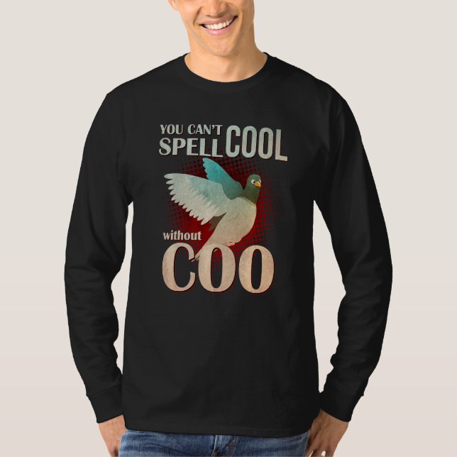 Camiseta Coo Homing Pigeon Pigeer Bird Pigeon (Anverso)