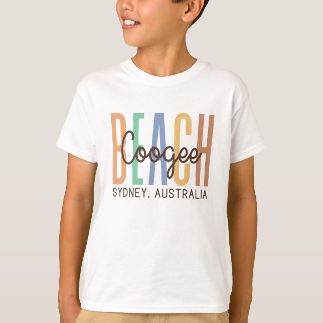 Camiseta Coogee Beach Sydney Australia (Sands) (Anverso)