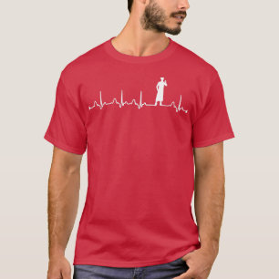 Camiseta Cook Heartbeat EKG PulseOrgulloso Cocinero America