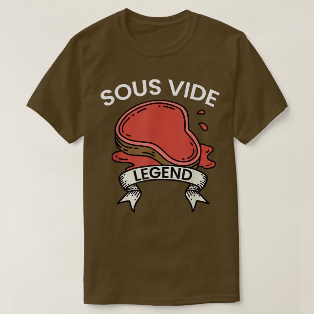 Camiseta Cook I Sous Vide Leyenda I Cocina Cocina Cocina Co (Diseño del anverso)