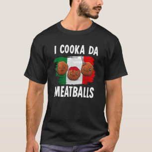 Camiseta Cooka Da Meatball Idioma italiano Alga de comida i