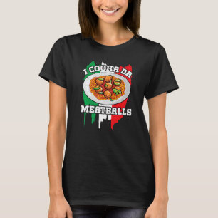 Camiseta Cooka Da Meatball Slang Italiano Spaghe de comida