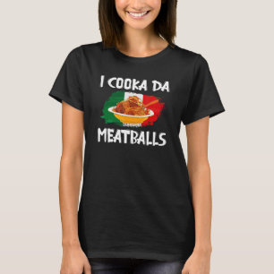 Camiseta Cooka Da Meatball Slang Italiano Spaghe de comida