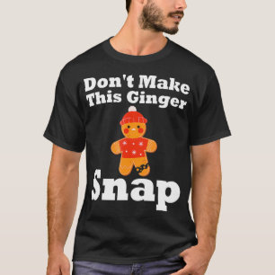 Camiseta Cooki Navidades de disfraces para hombre de jengib