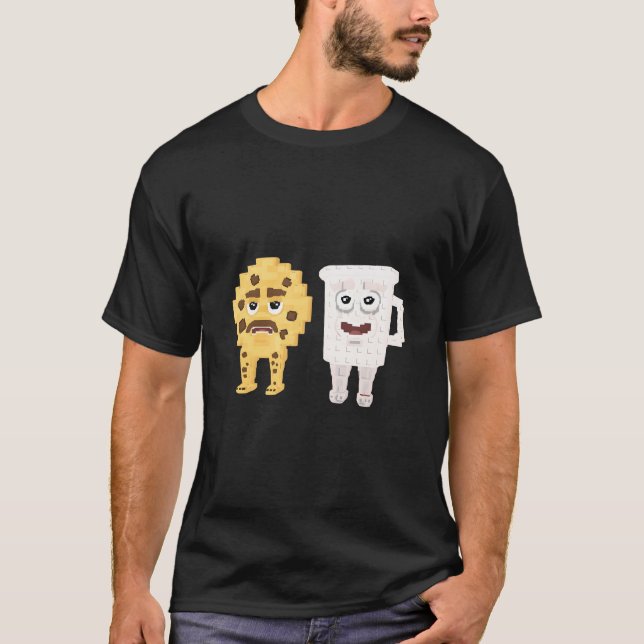 Camiseta Cooki y Milki Brainrot Navidad (Anverso)