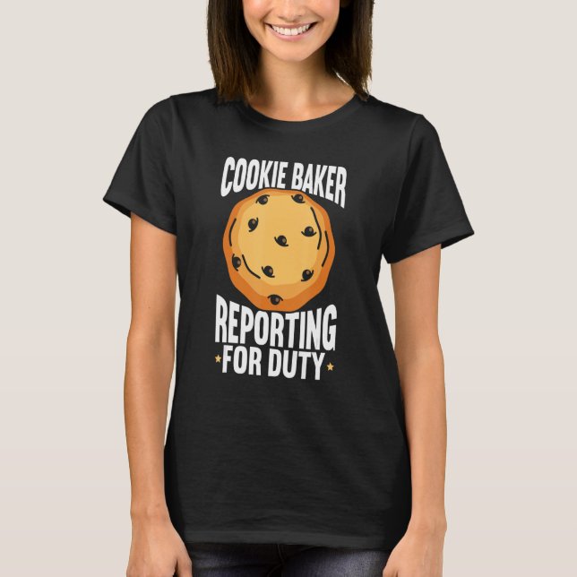 Camiseta Cookie Baking Baker (Anverso)