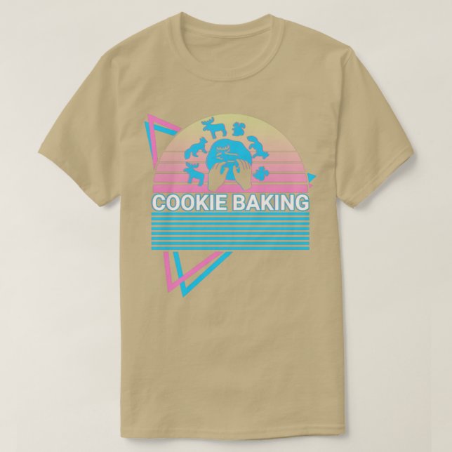 Camiseta Cookie Baking Baker Retro (Diseño del anverso)