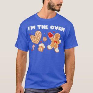 Camiseta Cookie Baking Christmas Oven Pregnancy Announcemen