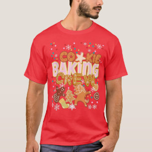 Camiseta Cookie Baking Crew Authentic Christmas Baker Team 