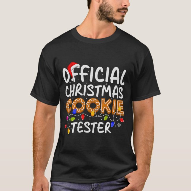 Camiseta Cookie Baking Crew Christmas Cookie Tester Xmas Pr (Anverso)