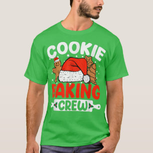 Camiseta Cookie Baking Crew Christmas Santa Family Gingerbr