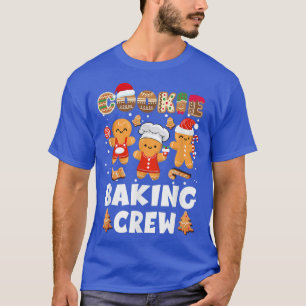 Camiseta Cookie Baking Crew Christmas Santa Family Gingerbr