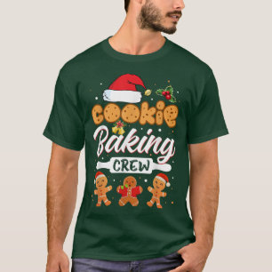 Camiseta Cookie Baking Crew Christmas Santa Family Gingerbr