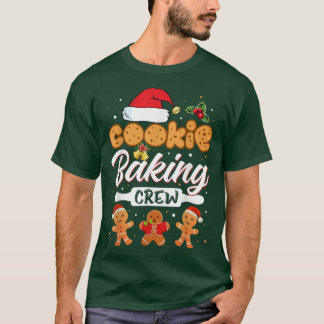 Camiseta Cookie Baking Crew Christmas Santa Family Gingerbr
