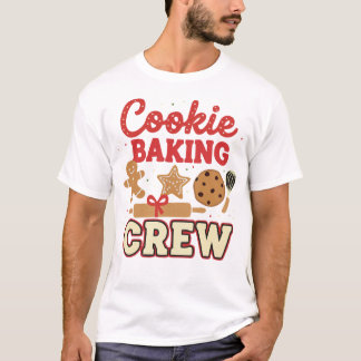 Camiseta Cookie Baking Crew Christmas T-Shirt – Funny Holid