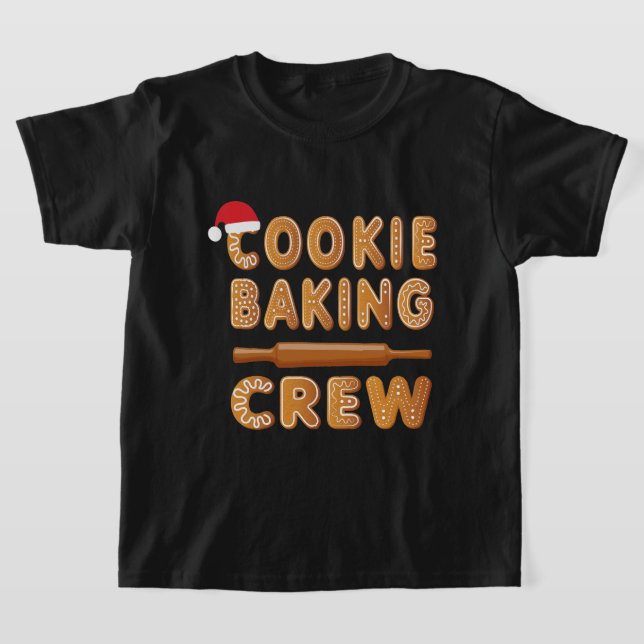 Camiseta Cookie Baking Crew Family Christmas Gingerbread  (Distribución)