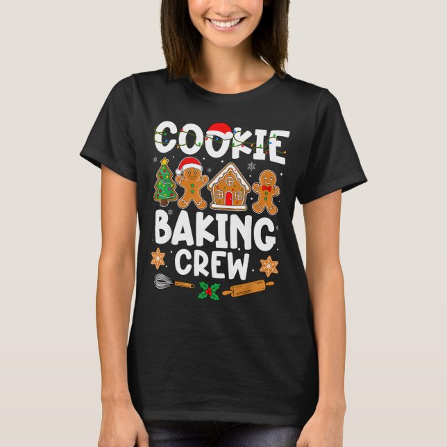 Camiseta Cookie Baking Crew For Women Kids Men Boy Family C (Anverso)