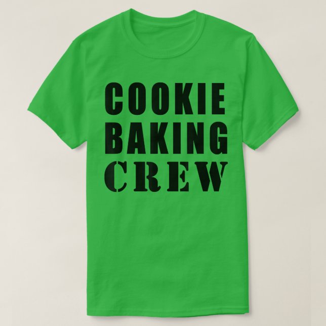 Camiseta Cookie Baking Crew Funny 987 (Diseño del anverso)