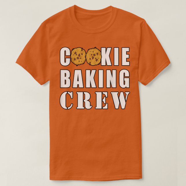 Camiseta Cookie Baking Crew Funny 988 (Diseño del anverso)