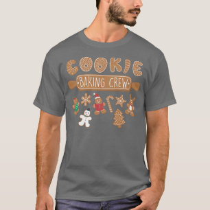 Camiseta Cookie Baking Crew Funny Christmas Gingerbread Coo