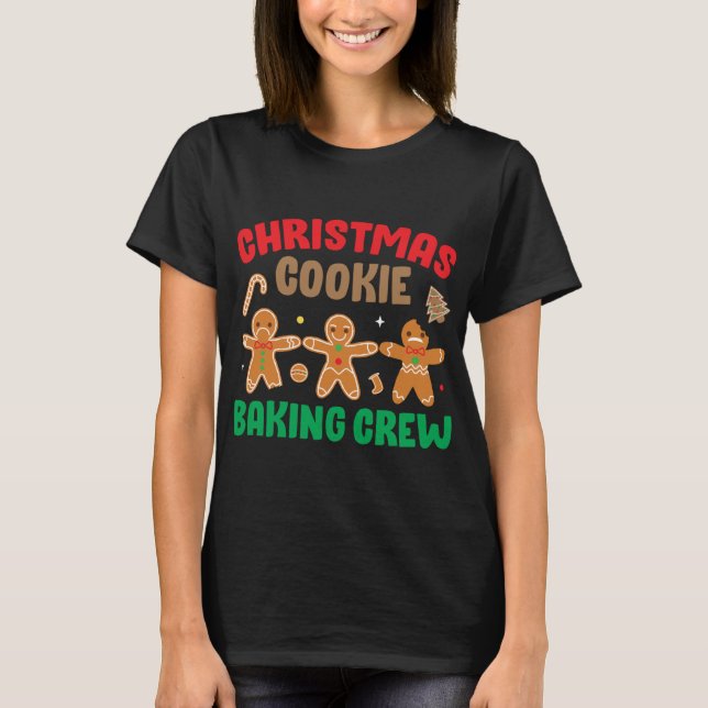 Camiseta Cookie Baking Crew Funny Cute Familia Correspondie (Anverso)