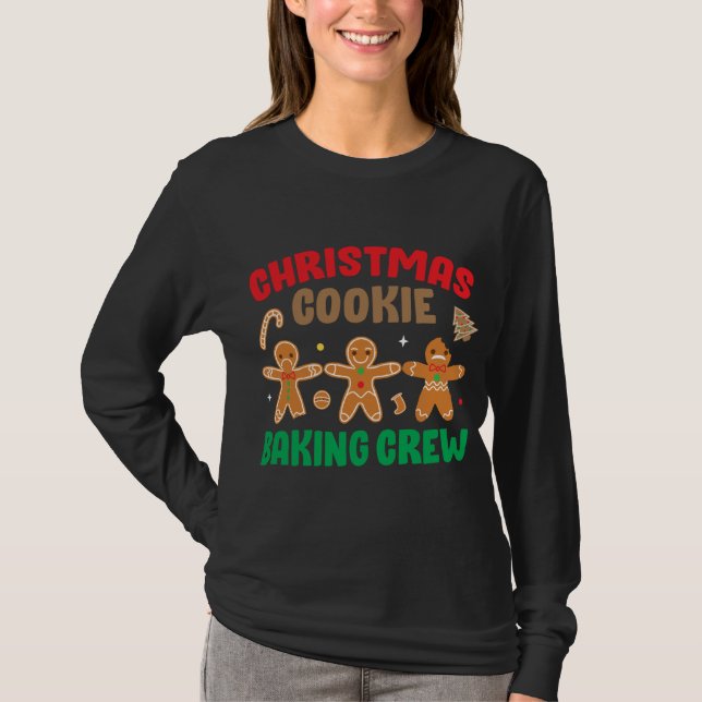 Camiseta Cookie Baking Crew Funny Cute Familia Correspondie (Anverso)