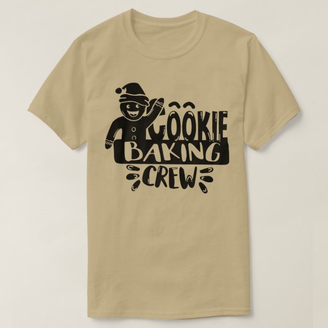 Camiseta Cookie Baking Crew Funny Family  (Diseño del anverso)
