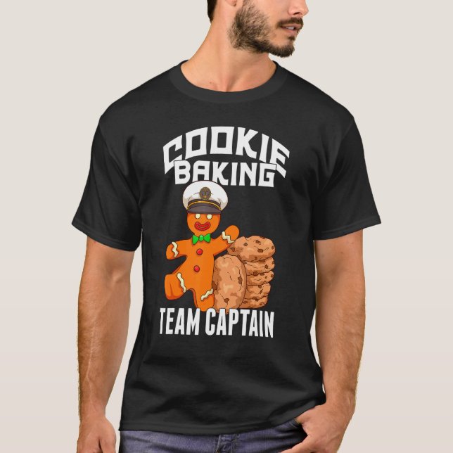 Camiseta Cookie Baking Crew   Gingerbread Baking Team Capta (Anverso)