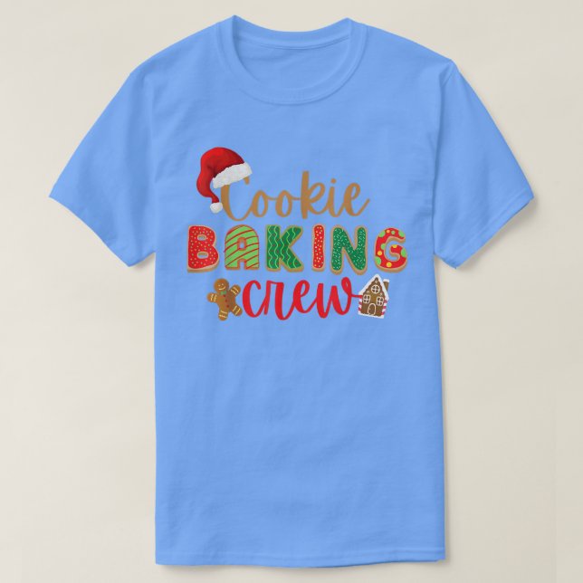 Camiseta Cookie Baking Crew Gingerbread Christmas Costume p (Diseño del anverso)