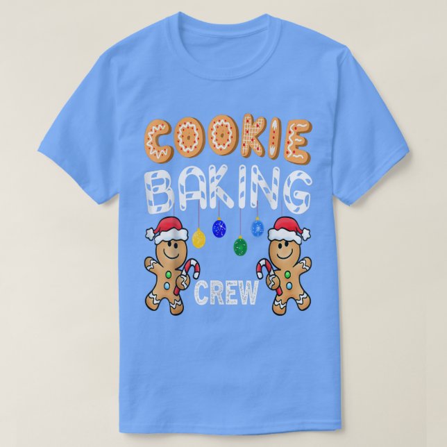 Camiseta Cookie Baking Crew Gingerbread Navidades Costup (Diseño del anverso)