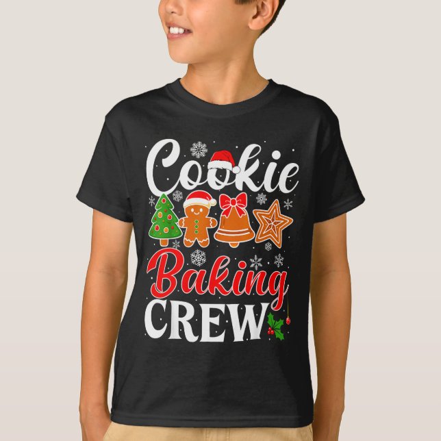Camiseta Cookie Baking Crew Gingerbread Xmas Holiday Cookie (Anverso)