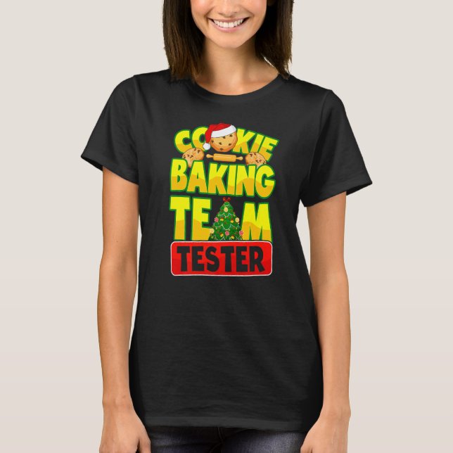 Camiseta Cookie Baking Crew Xmas Cookie Baking Team Tester (Anverso)