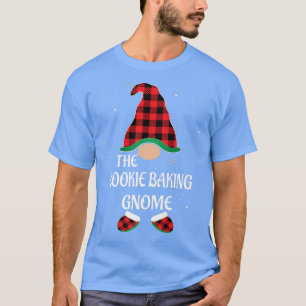 Camiseta Cookie Baking Gnome Buffalo Red Plaid Coincidiendo